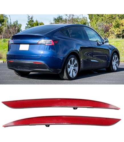 Réflecteur De Pare-Chocs Arrière Pour Modèle Y 2020 à 2023 Garniture