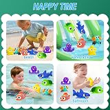 FWZXBK Mold Free No Hole Bath Toys Set for Toddlers 1-4 Years Kids view 6