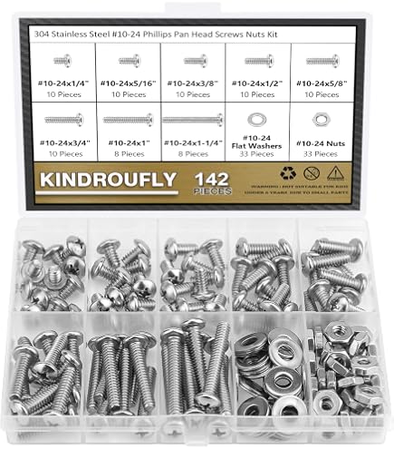 Tornillos Para M Quina De Cabeza Plana N. 6-32 X 1/2"" Con