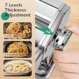 YASHE 3-in-1 Pasta Maker with Cleaning Kit Adjustable Thickness 7 Settings view 3