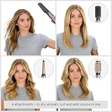 BaByliss Air Styler 1000W All in One Hair Dryer Brush 4 Attachments Copper Grey view 2