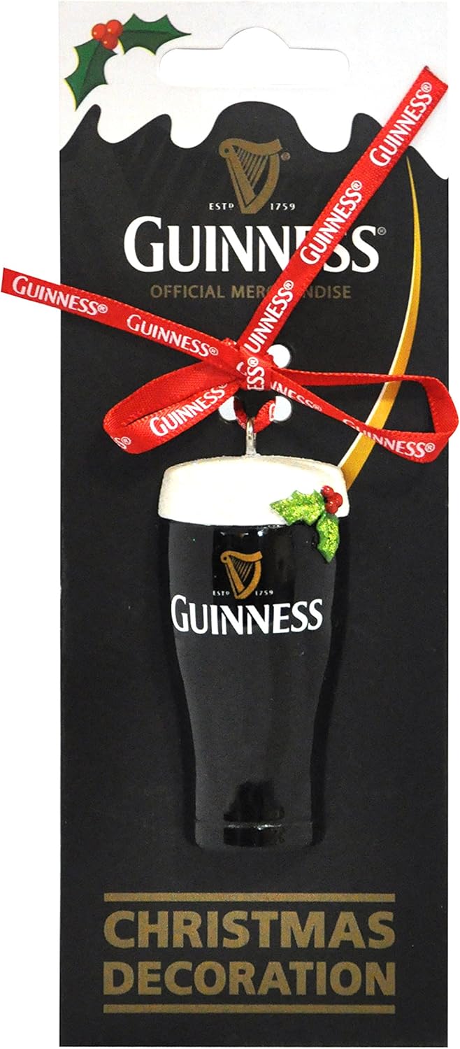 Guinness Official Merchandise Christmas Tree Decoration (Resin Pint)