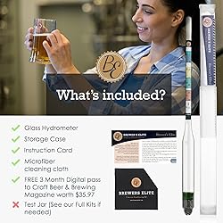 Brewer's Elite Hydrometer - for Home Brew