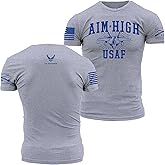 Grunt Style Aim High U.S.A.F. USAF Men's T-Shirt
