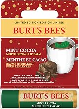 Burt's Bees Mint Cocoa 100% Natural Lip Balm 0.15 oz Tube