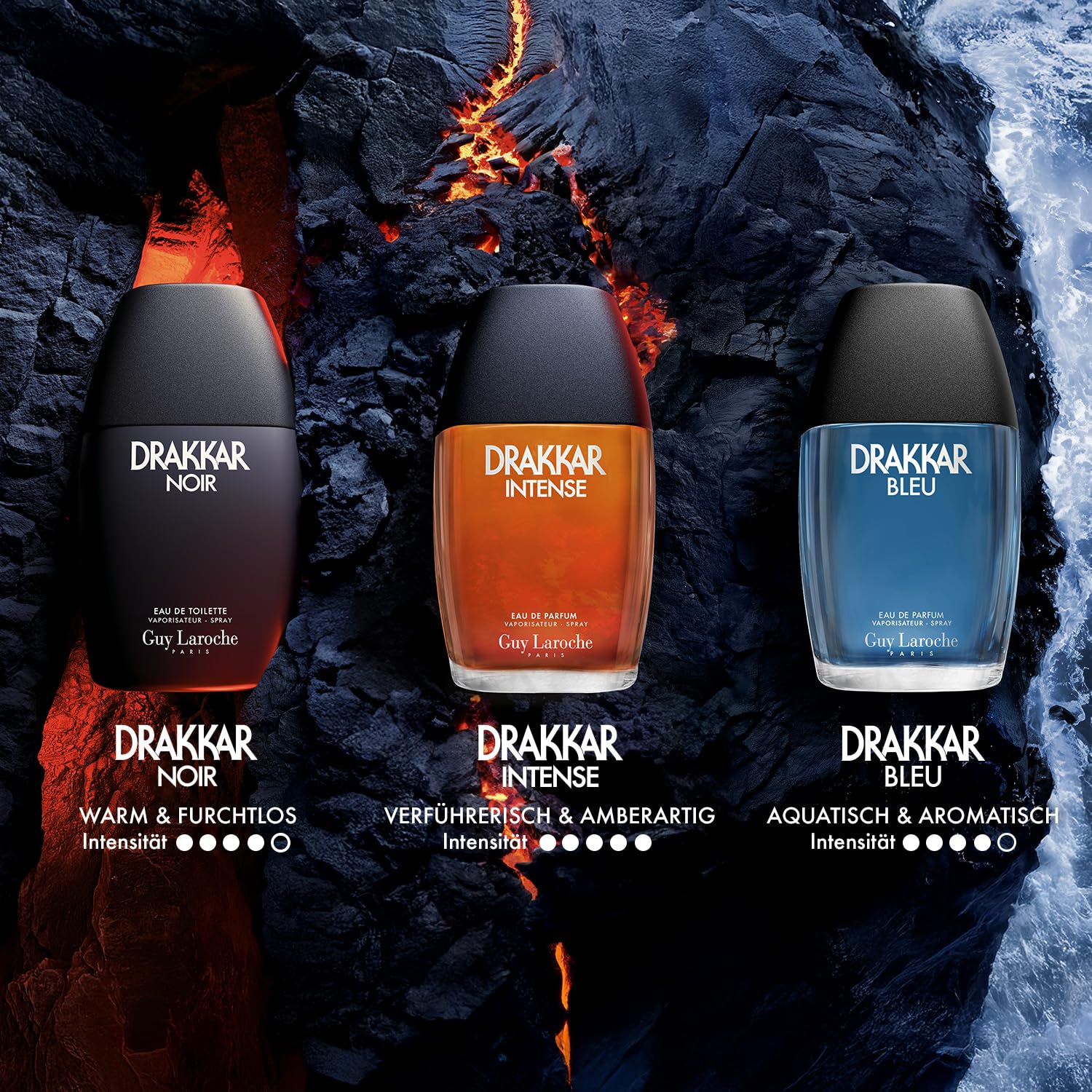 Guy Laroche Drakkar Bleu, Ikonischer Designerduft, Kraftvolles, aquatisches & frisches Eau de Parfum, 100ml 5
