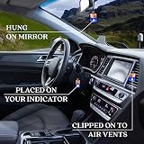 Perfa Car Air Freshener for Men Vent Clip Savage Strong Scent UK view 8