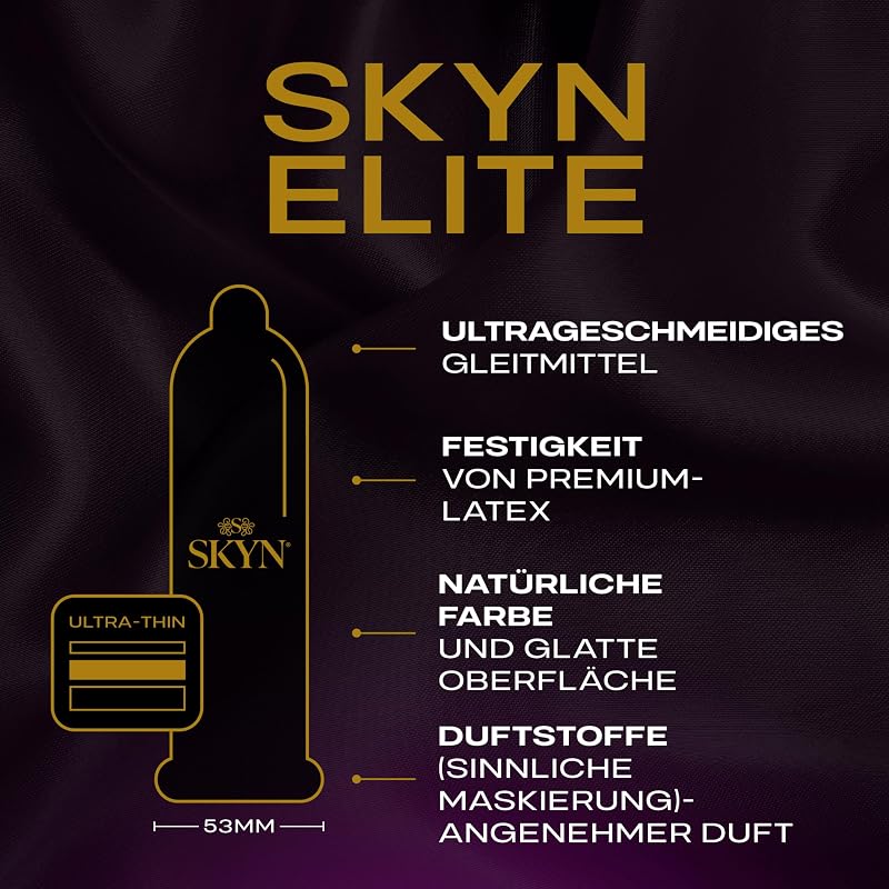 Elite Kondome (22 Stück) latexfrei, ultradünn und weich