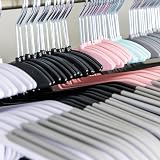 KEPLIN 50-Pack Non-Slip Hangers Slimline 360° Swivel Teal 41x22cm view 7
