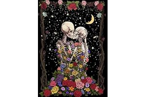 VeGuude Diamond Painting Kits for Adults - Skeleton skeleton DIY 5D Diamond Art Kits Full Drill Diamond Dots Paintings with Diamonds Gem Art and Crafts Home Decor 12x16inch