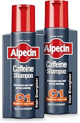 Alpecin Caffeine Shampoo C1 2 x 250 ml for Men hair loss prevention
