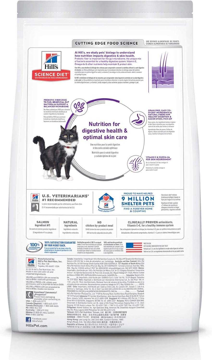 science diet cat food sensitive skin