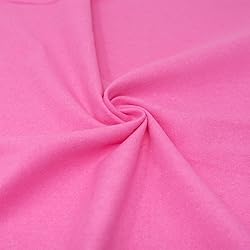 RTC Fabric 100% Cotton Solid Flannel, Hot Pink 8