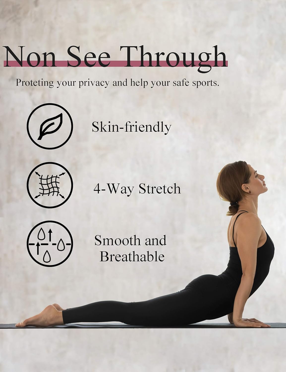 CHIPHELL High Waist Leggings for Women Tummy Control Workout Running Yoga Pants 3 Pack: Clothing