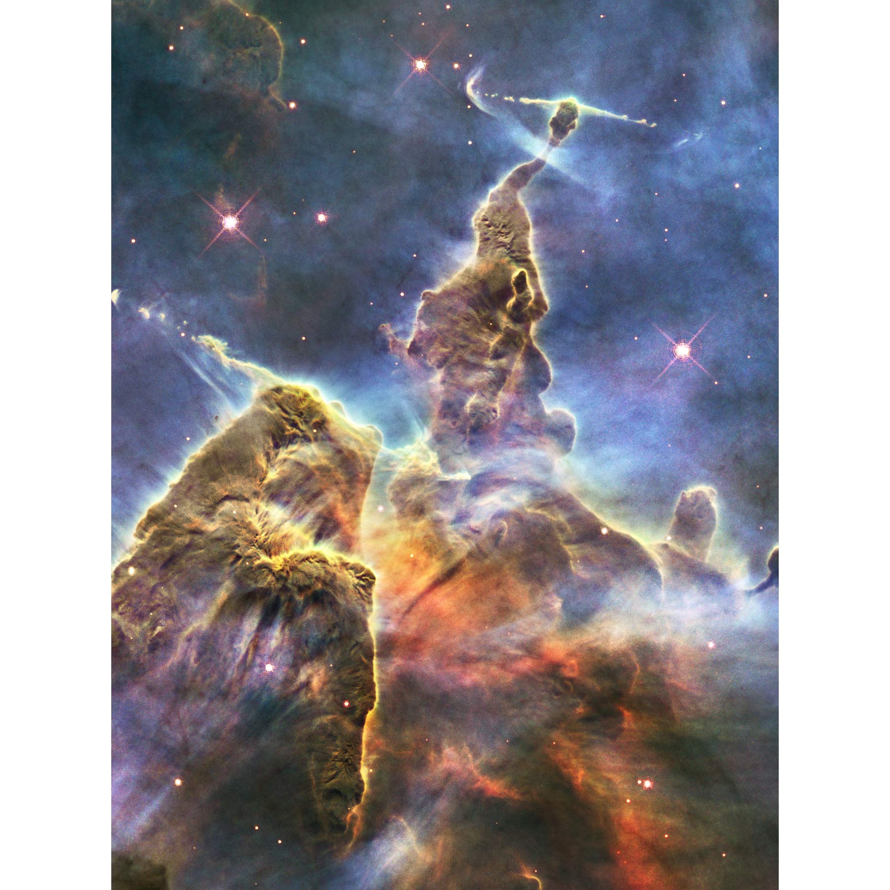 Wee Blue Coo Space Stars Nebula Galaxy Universe Hubble Cosmos Large Art Print Poster Wall Decor 18x24 inch โ image 1