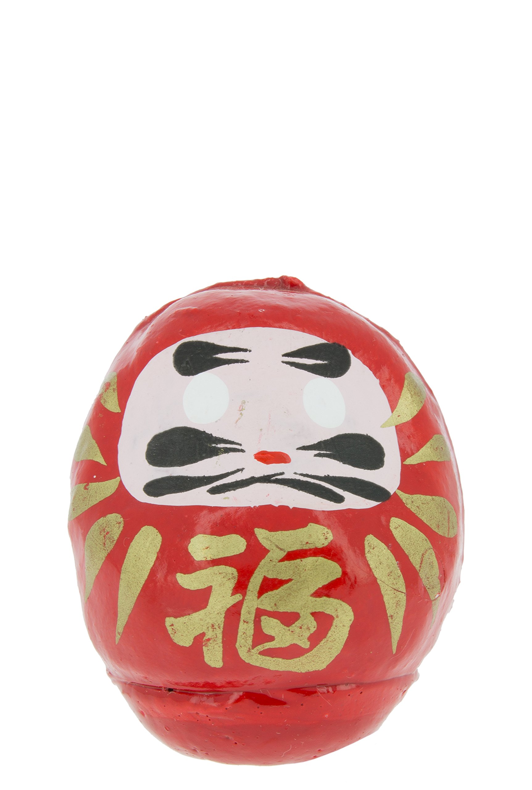 Earth Zen KP13 – Daruma Small, 4.5 x 3 x 4 cm, Red