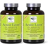 New Nordic Active Liver Gummies - Liver Support Supplement with Globe Artichoke Extract, Milk Thistle Extract & Turmeric Extr
