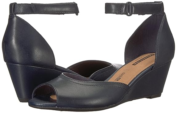 clarks women's flores raye wedge sandal