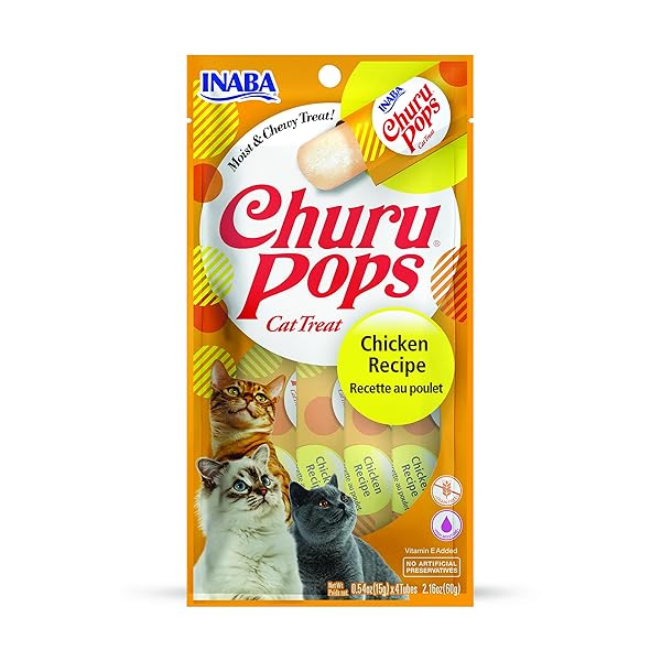 INABA CHURU POPS MOIST AND CHEWY CAT TREAT...