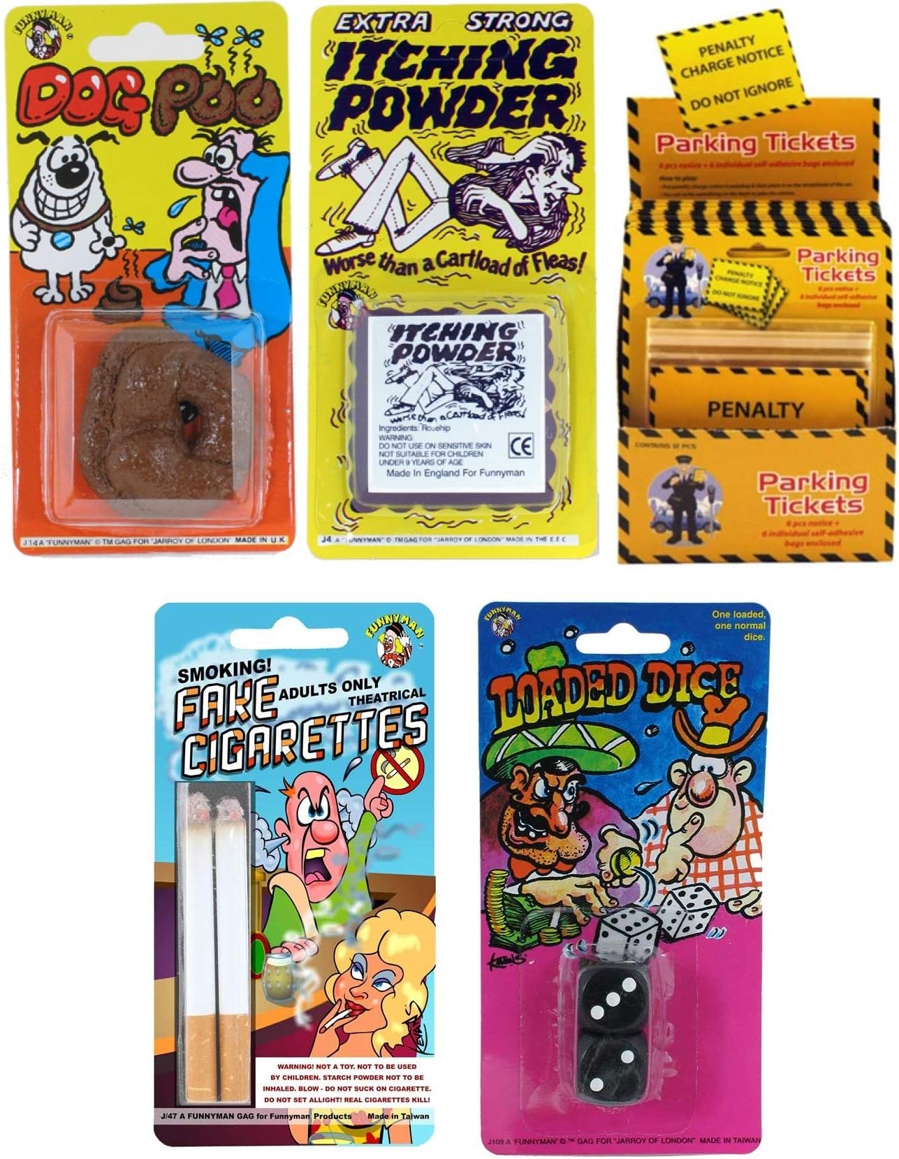 Funnyman Toys Jokes Itching Powder Dog Poo