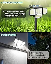 HAARAY Solar Light Outdoor Waterproof Motion Sensor