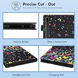 Dteck Wallet Case for Galaxy Tab S10+/S9+/S7