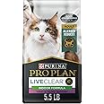 Purina Pro Plan Allergen Reducing, Indoor Cat Food, LIVECLEAR Turkey and Rice Formula - 5.5 lb. Bag