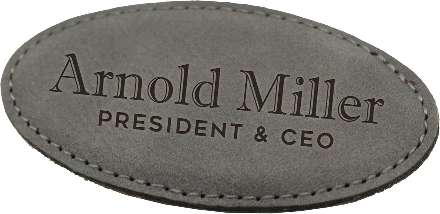 Personalized Name Tag Custom Engraved Employee Badges