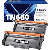 iNKPAD TN660 Toner Cartridge Replacement for Brother TN630 TN-660 TN-630 High Yield Toner Cartridges, Compatible with HL-L230