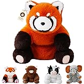 GADXV Red Panda Weighted Stuffed Animal 25in, 4lb Weighted Stuffed Animal, Weighted Red Panda Plush for Kids and Adults, Giant Stuffed Plush for Gift Birthday,Valentine,Christmas