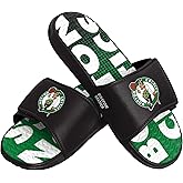 FOCO Mens NBA Team Sport Shower Gel Slide Flip Flop Sandals