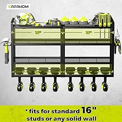 KAFAHOM Power Tool Organizer-8 Drill Holder Wall