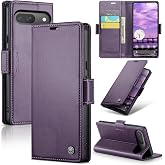Taneny Wallet Case for Google Pixel 10/Google Pixel 10 Pro, Magnetic Flip Case with RFID Blocking Card Holder Kickstand for Women Men, Shockproof Durable Protective Phone Cover (Purple)