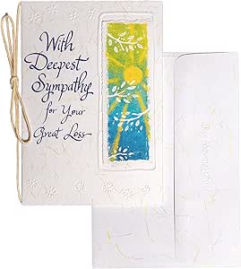 Amazon.com: Blue Mountain Arts Greeting Card “with Deepest Sympathy For ...