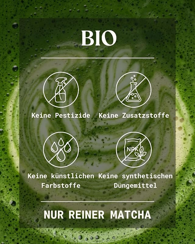 Bio Japanisches Premium Matcha Pulver L-Theanin