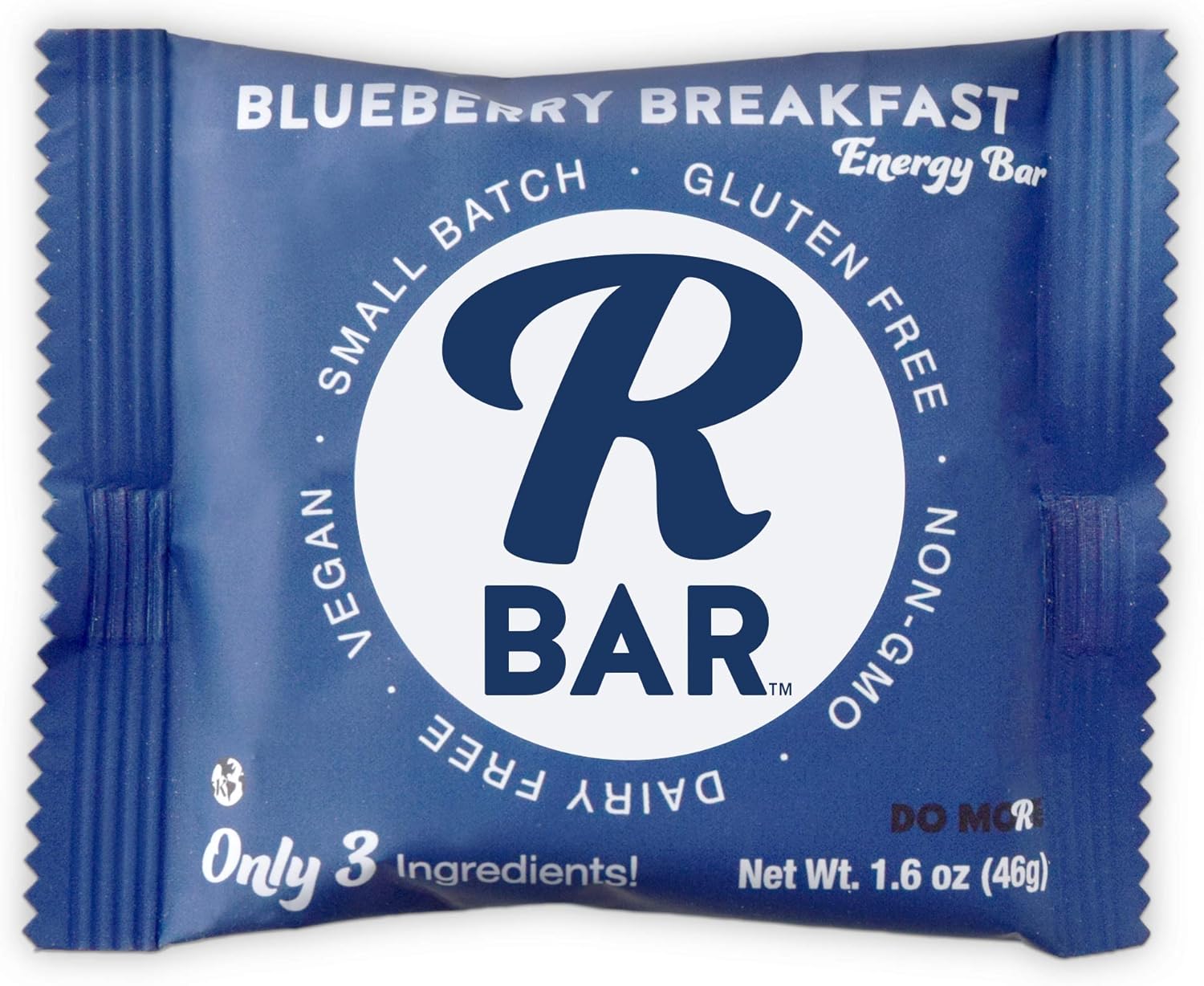 RBar Blueberry Breakfast Energy Bars – Plant Based Whole Food Snack Bars – Just 3 Ingredients, Gluten & Dairy Free Natural Nutrition & Travel Food for Men & Women, Adults & Toddlers (1.6 oz 10 Count)