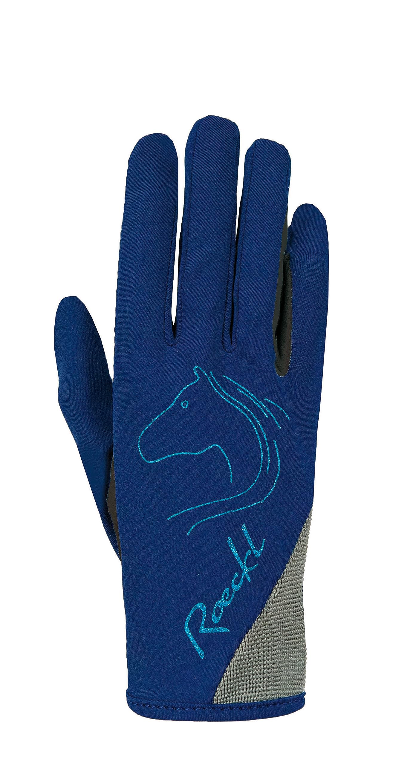 Roeckl Sports equestrian gloves TRYON, kids&youngst. summer riding glove, navy blue 3 — image 1