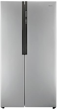 Haier HRF 618 SS Frost-free Side-by-Side Refrigerator (565 Ltrs, Grey)