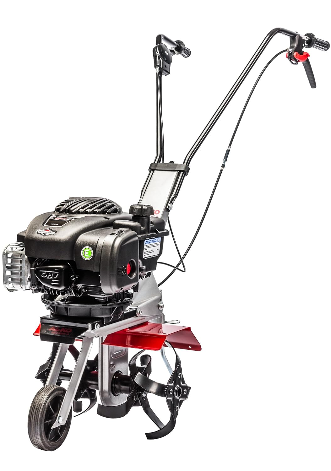 Seitenansicht mit Schneidemessern