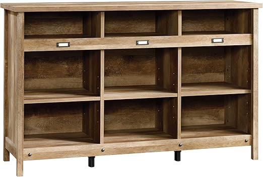 Amazon Com Sauder Adept Storage Credenza Craftsman Oak Finish Furniture Decor