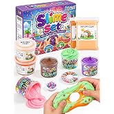 Learn2M Slime Food Making Kit, DIY Slime Doughnut, Butter Clay Toy for 6+ | Air Dry Clay, Smash Play, Non-toxic Materials, Modelled &amp; Air-Dried Pieces, Butter Slime Set, Birthday &amp; Party Gifts for Kids
