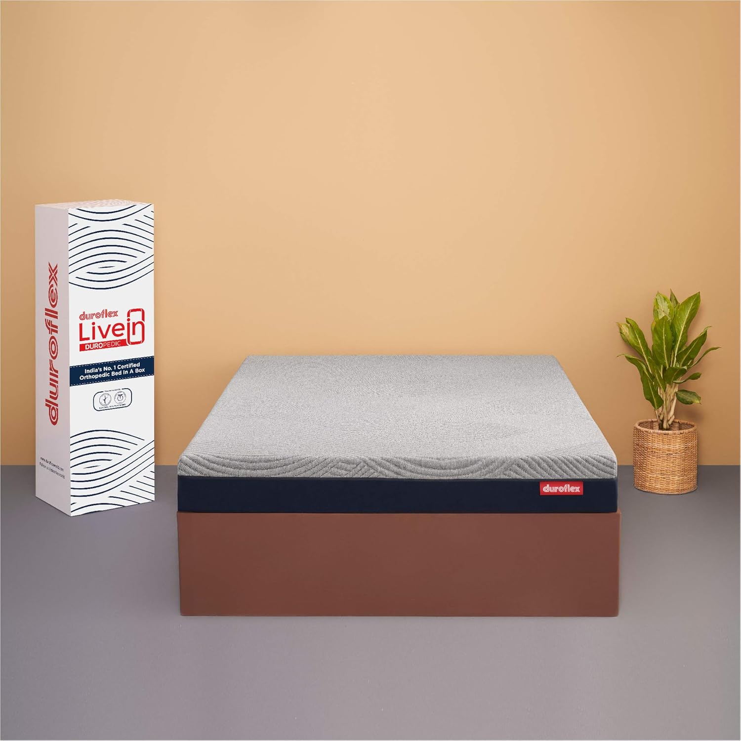 Duroflex LiveIn Duropedic Orthopedic Certified 6 Inch Memory Foam