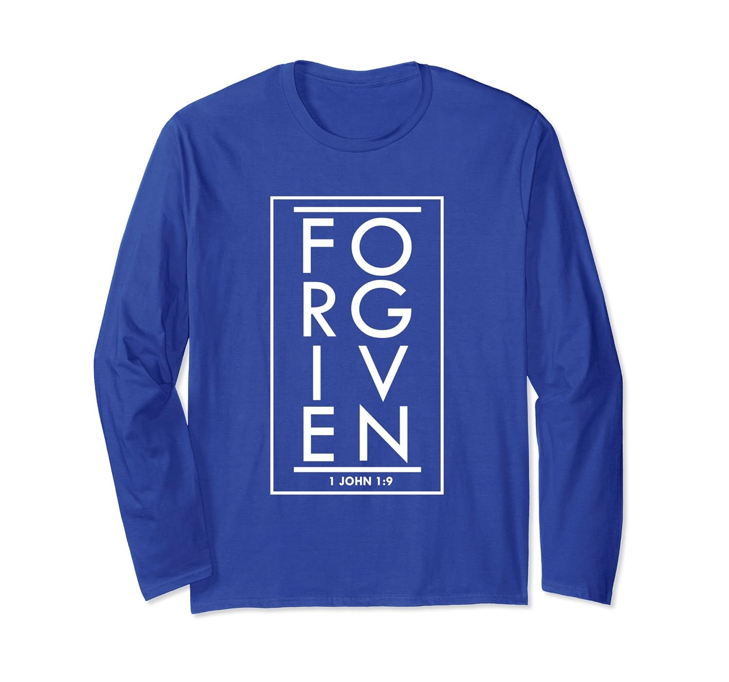 Forgiven 1 John 1:9 Scripture Faith Based Christian T-Shirts-ANZ