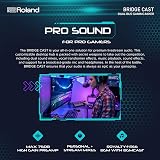 Roland BRIDGE CAST Dual Bus Gaming Mixer Pro Audio Interface 32-Bit DSP USB-C view 4