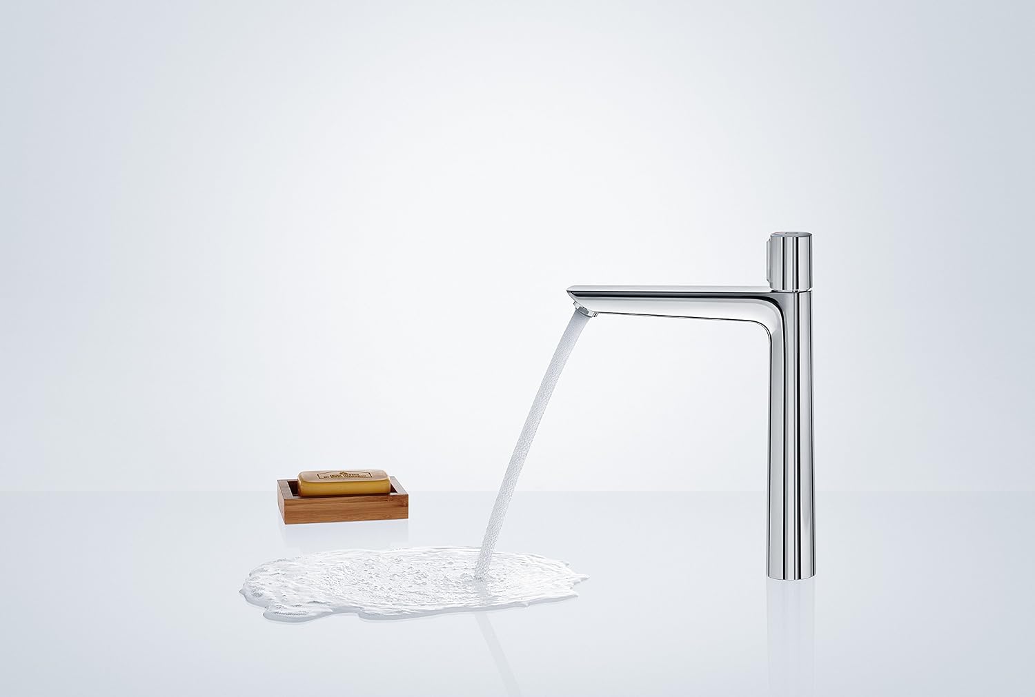 hansgrohe Talis Select E Basin Tap 240 without Waste, chrome, spout height 240 mm - Image 3