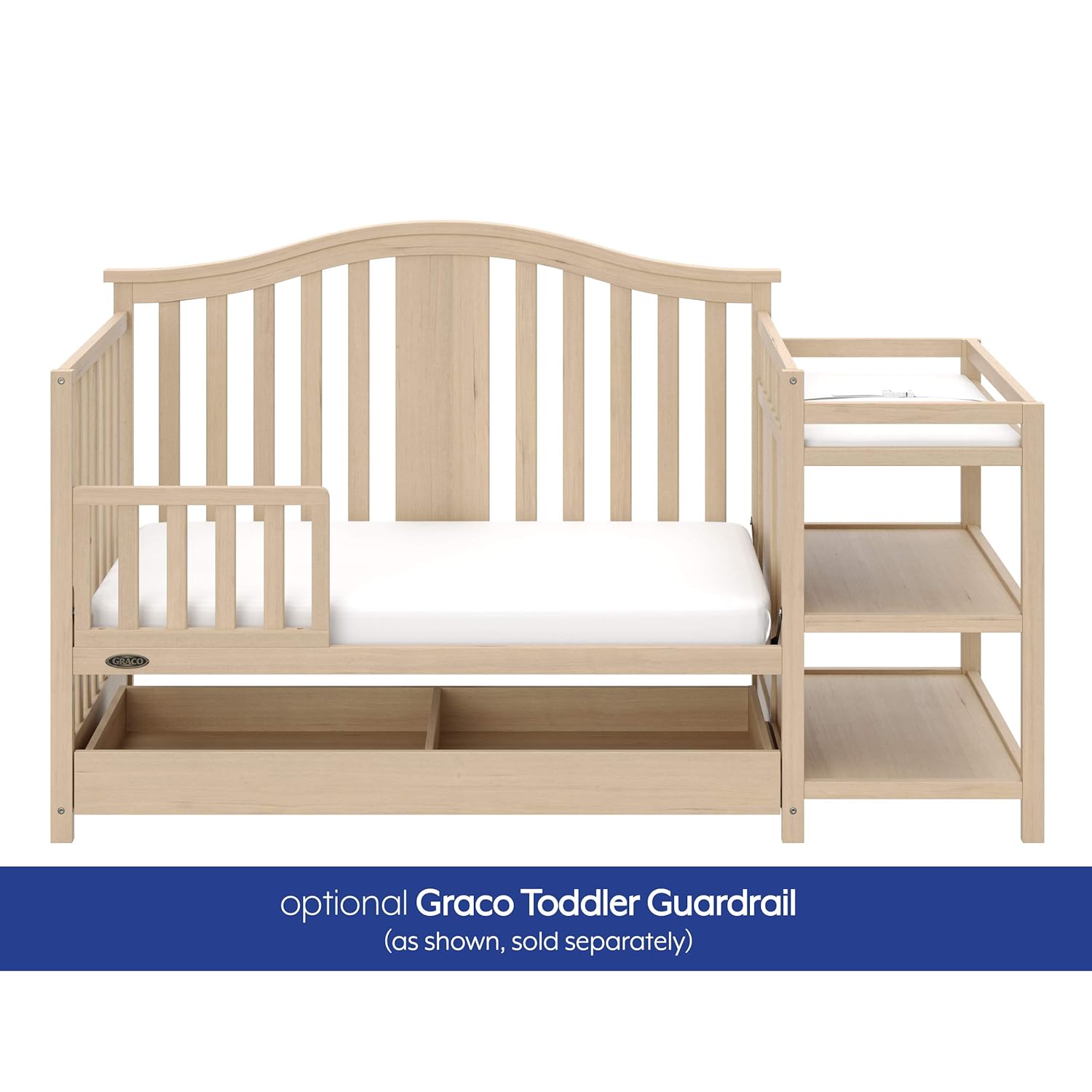 graco crib guard rail