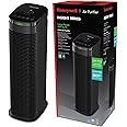 Honeywell InSight HEPA Air Purifier with Air Quality Indicator and Auto Mode, Large Rooms, Bedrooms, Home (200 sq. ft), Black - Reduces Airborne Allergens, Smoke, Dust, Pollen, Pet Dander, HPA180B