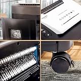 Duronic PS991 Cross Cut Paper Shredder 18 Sheets 28x4mm 31L Bin CD Card view 7