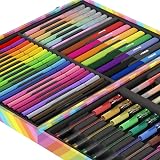 Artworx Girls Stationery Gift Set Colouring Felt Tip Fineliner Gel Pens view 2