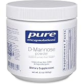 Pure Encapsulations d-Mannose Powder, 3.5 Ounces | Dissolvable Supplement for Urinary Tract Support*, Urinary Tract Support, Supports Healthy Urinary Function*